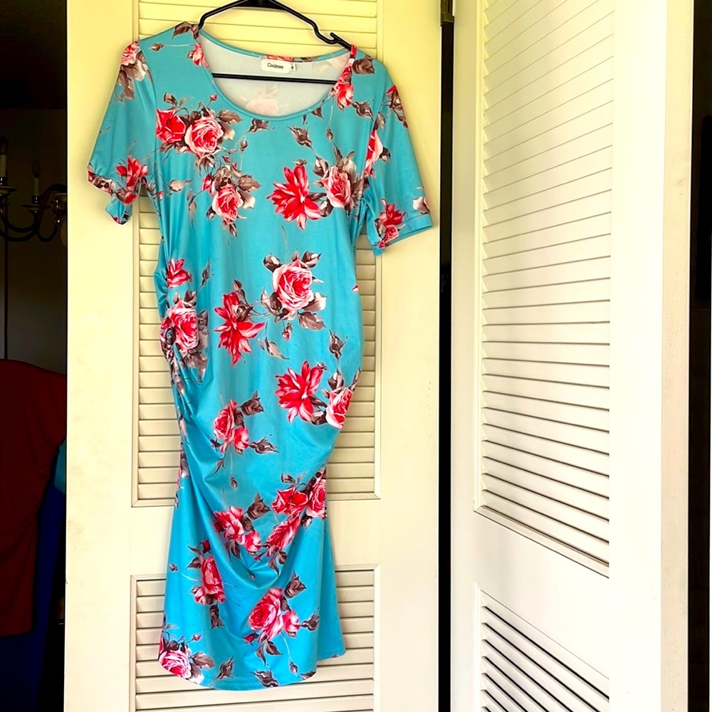Maternity Dress flowery